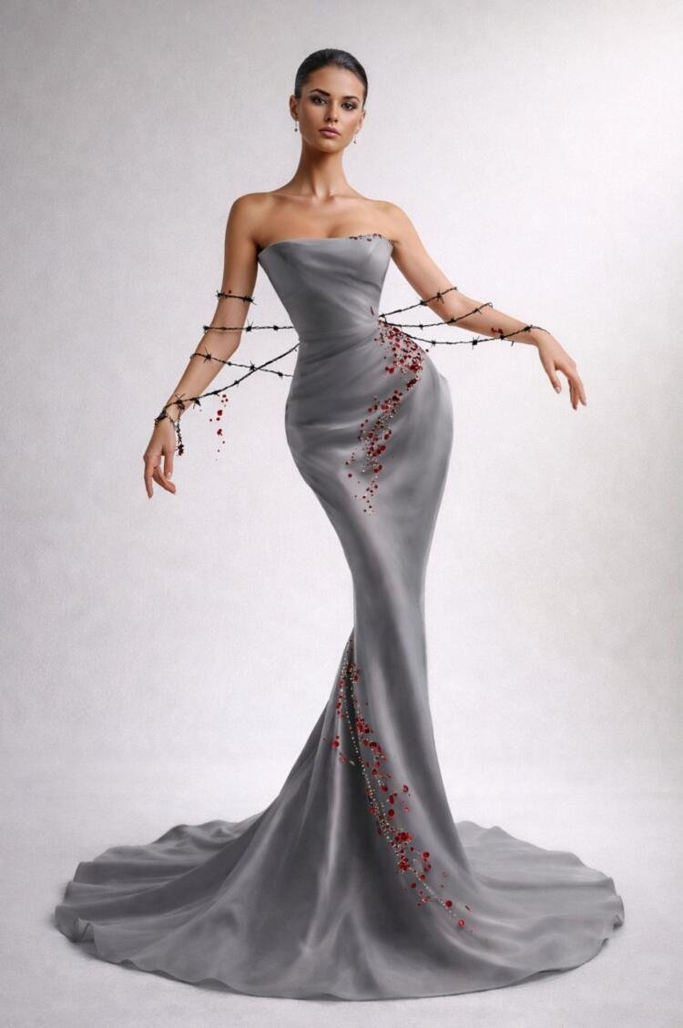 The Crimson Thorn Silhouette