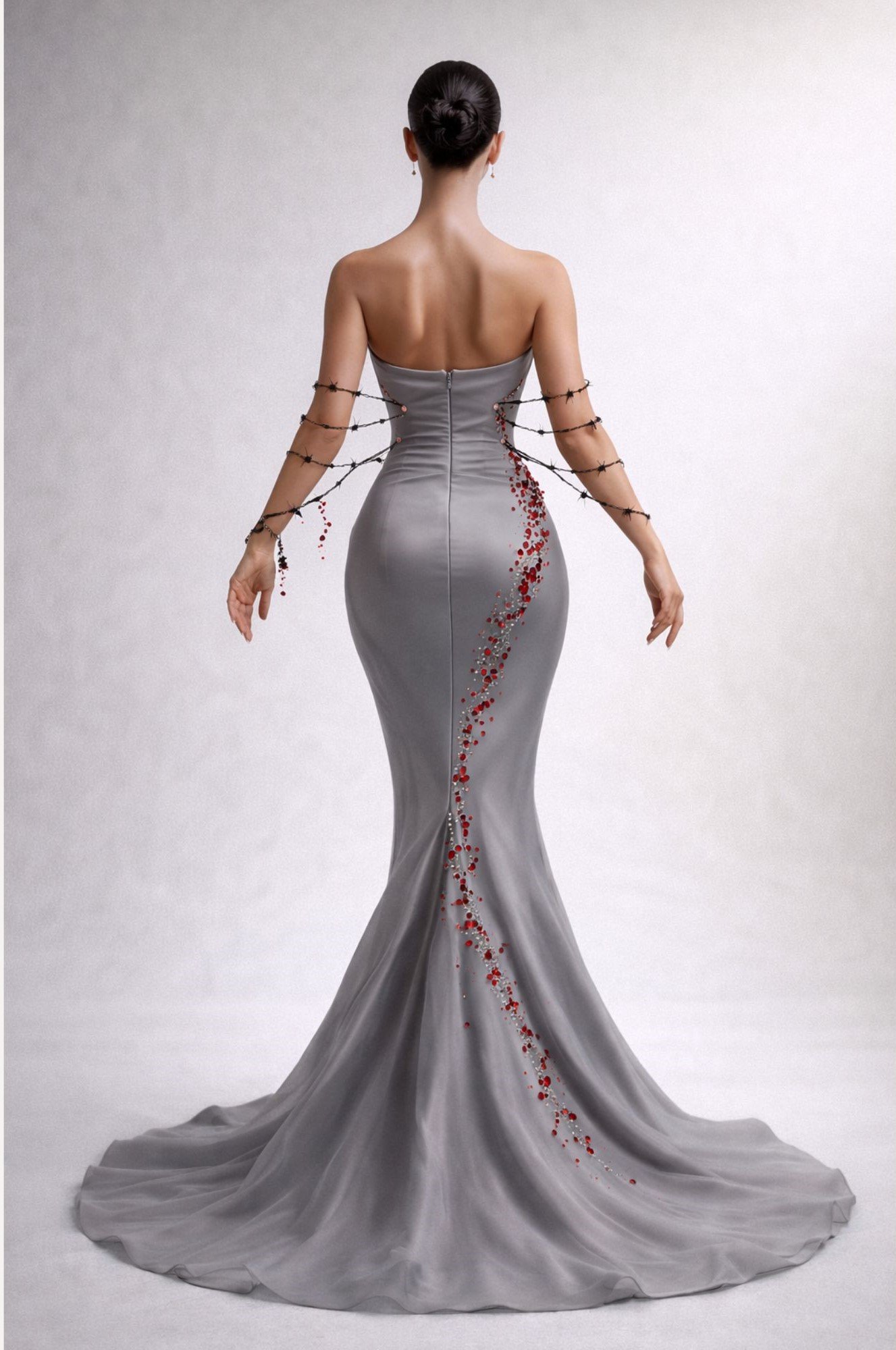 The Crimson Thorn Silhouette - Image 2