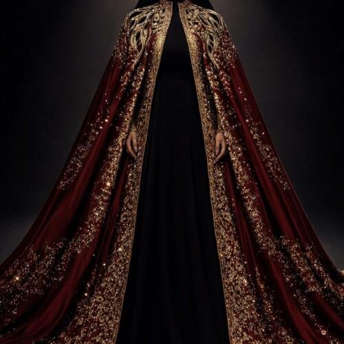 The Sultana Gold-Emcrusted Cape