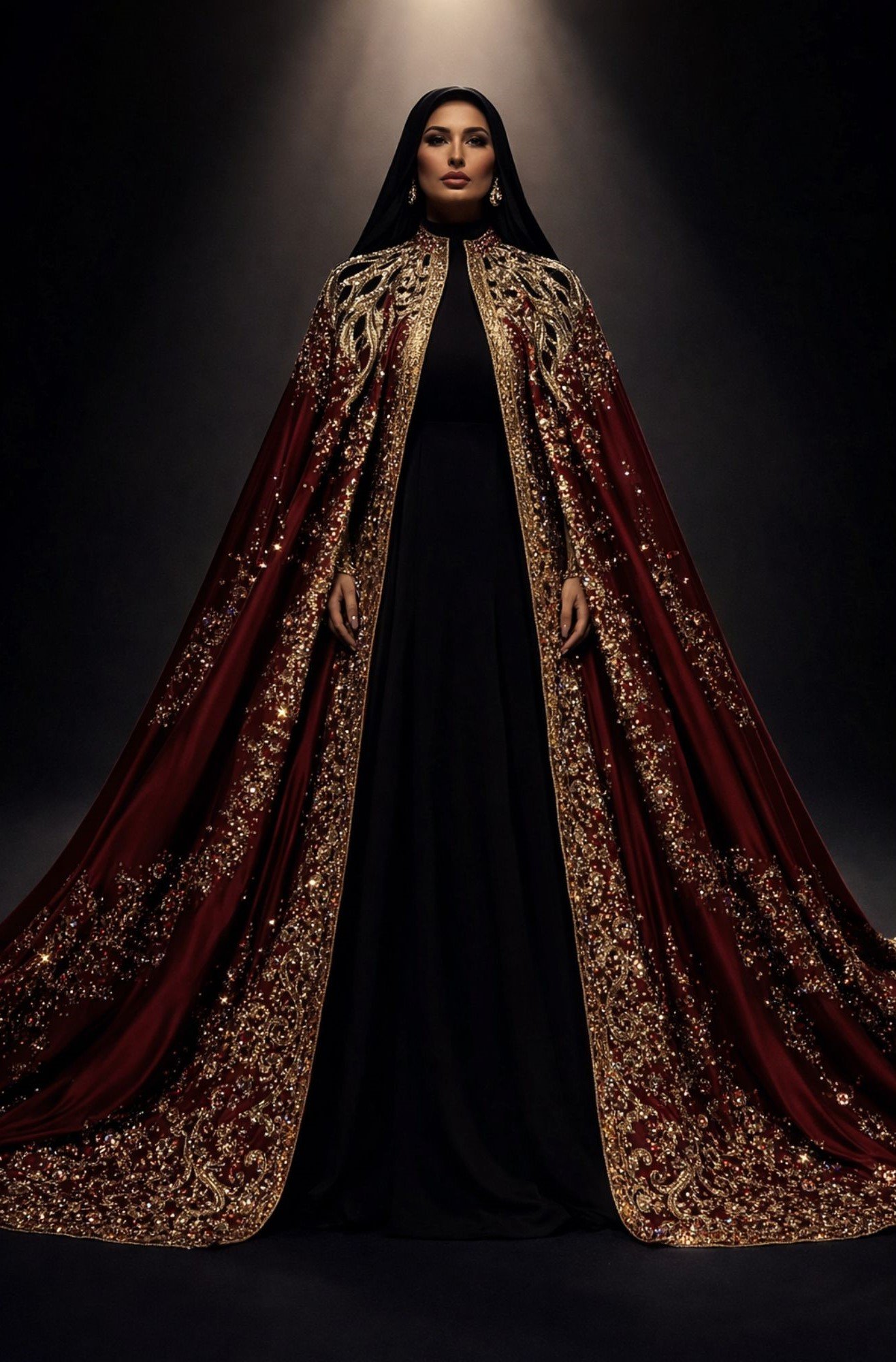 The Sultana Gold-Emcrusted Cape
